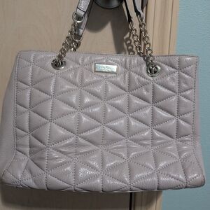 Kate Spade Cream Quilted Handbag